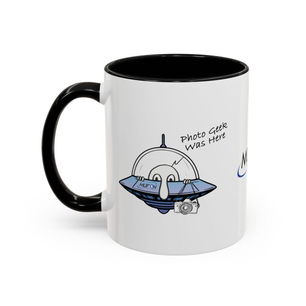 ☕ MUFON “Photo Geek Was Here” Accent Mug – Anomalies & Espresso Edition - Image 3