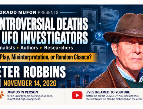 Peter Robbins: Controversial Deaths of UFO Investigators, Journalists and Authors